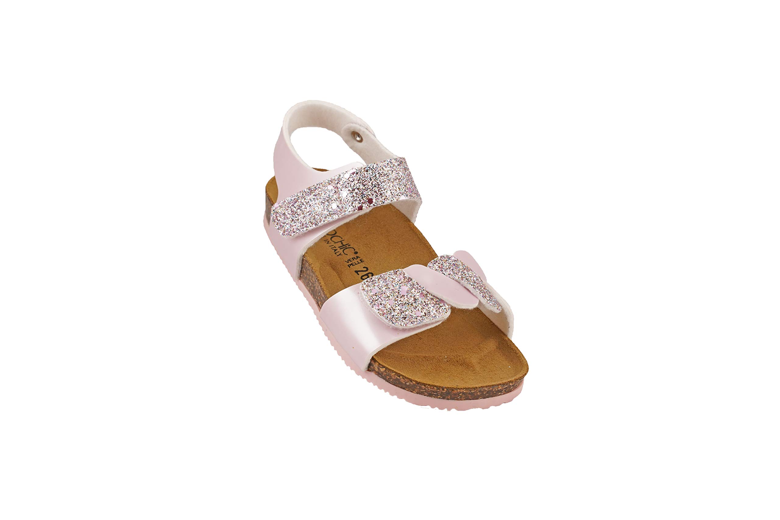 BIOCHIC012-345 Biochic Girls Sandals Leather Pink 25 EU