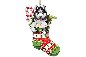 Husky Dog Christmas Tree Ornaments: Festive Decorations for Husky Lovers