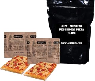 US Military Pepperoni Pizza MRE - FULL MEAL (Menu 23) DUO ENTREE!!