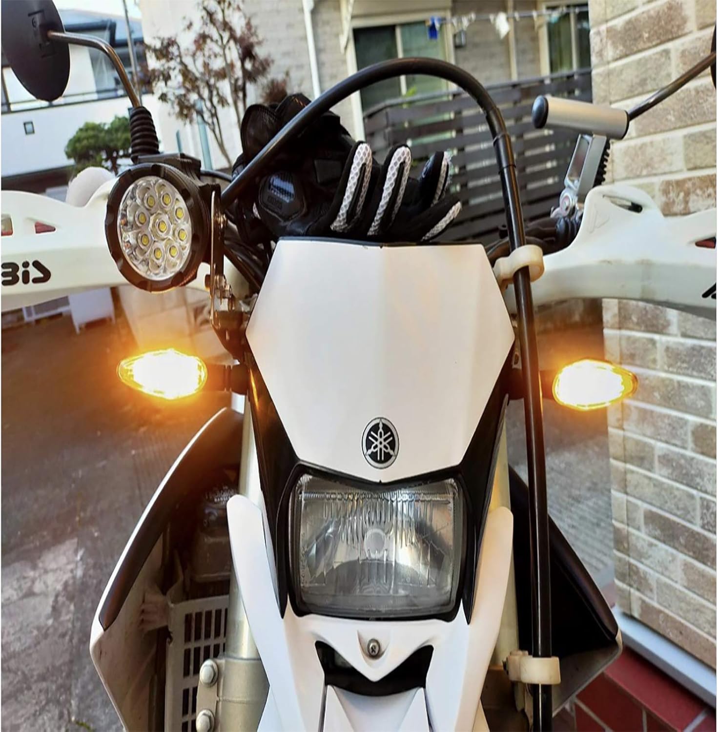 LED Turn Signal Lights Motorcycle Accessories E-MARK Motorbike High brightness DC12V