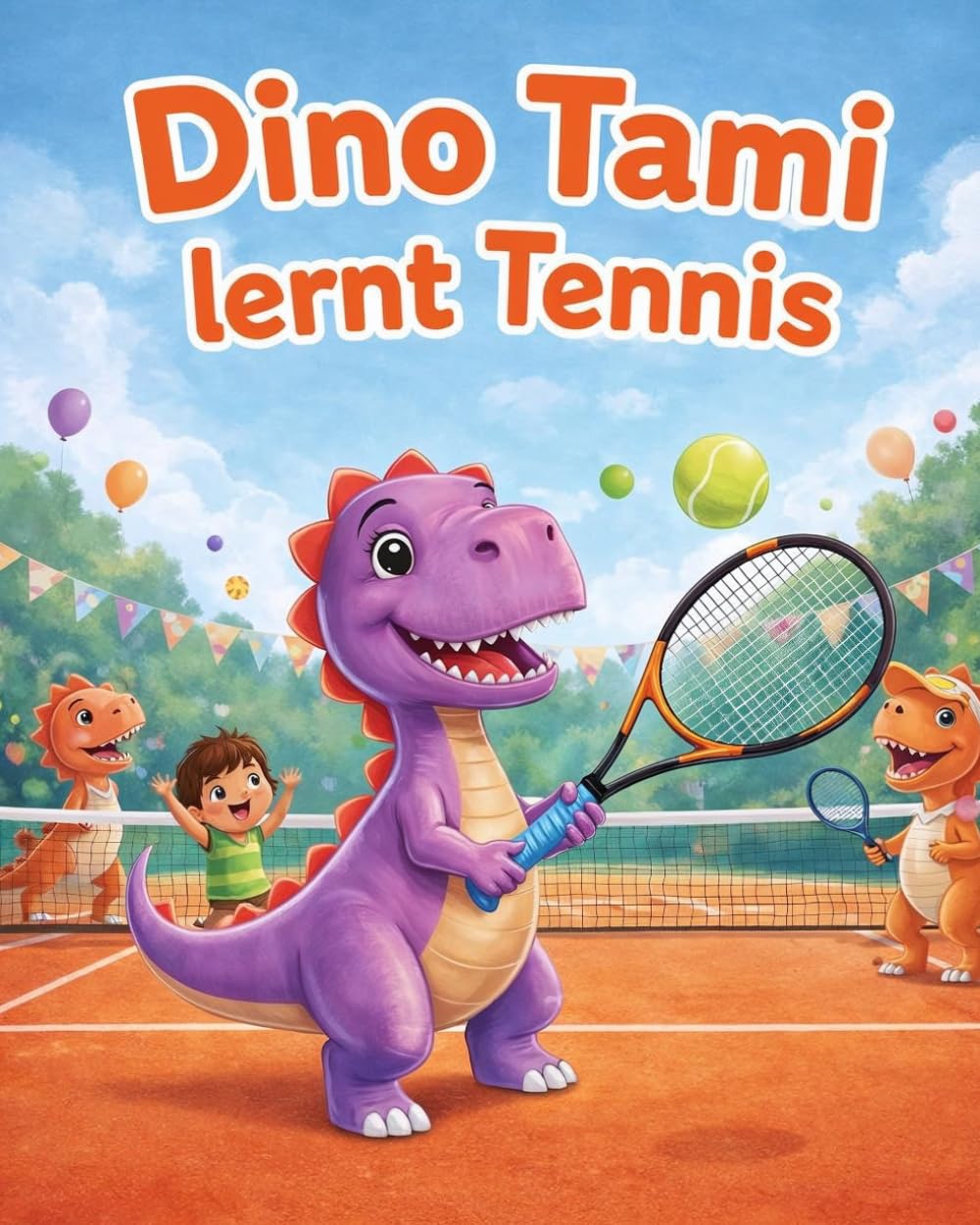 Dino Tami lernt Tennis: Ein liebevolles Bilderbuch über Familie, Bewegung und Freude