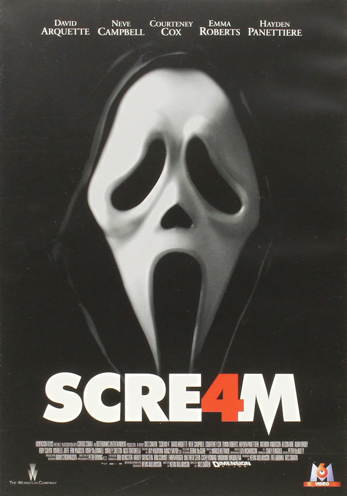 COFFRET SCREAM 1-4 2012 DVD VTE