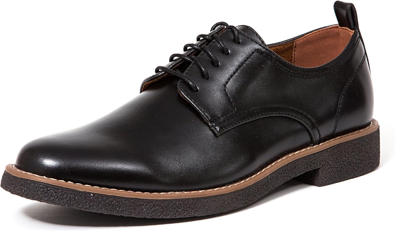 Deer Stags mens Highland Oxford, Black/Black, 11.5 Wide US