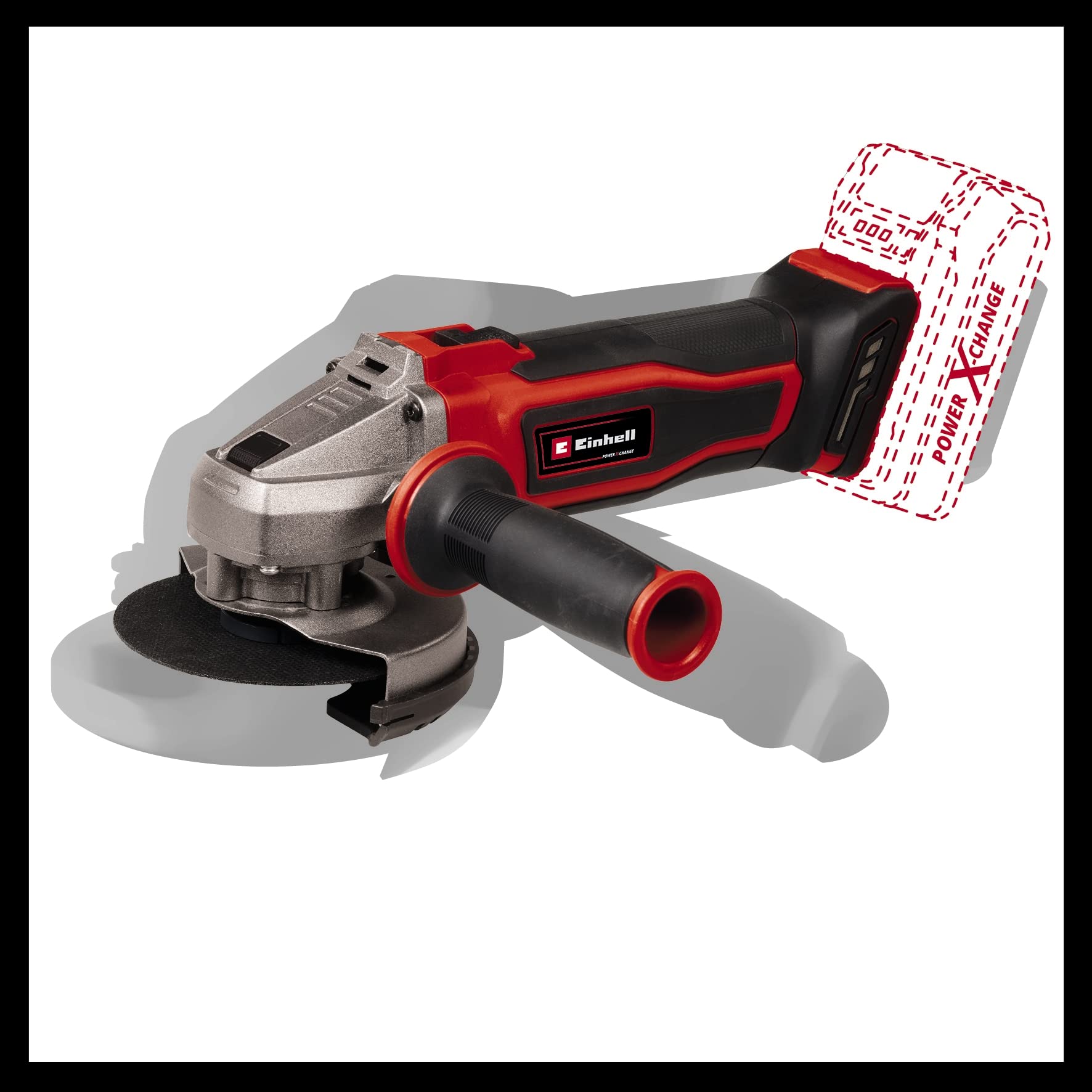 Einhell Te-Ag 18/115 Q Li Solo Szlifierka Kątowa, Czarny/Czerwony, Ø 115 mm