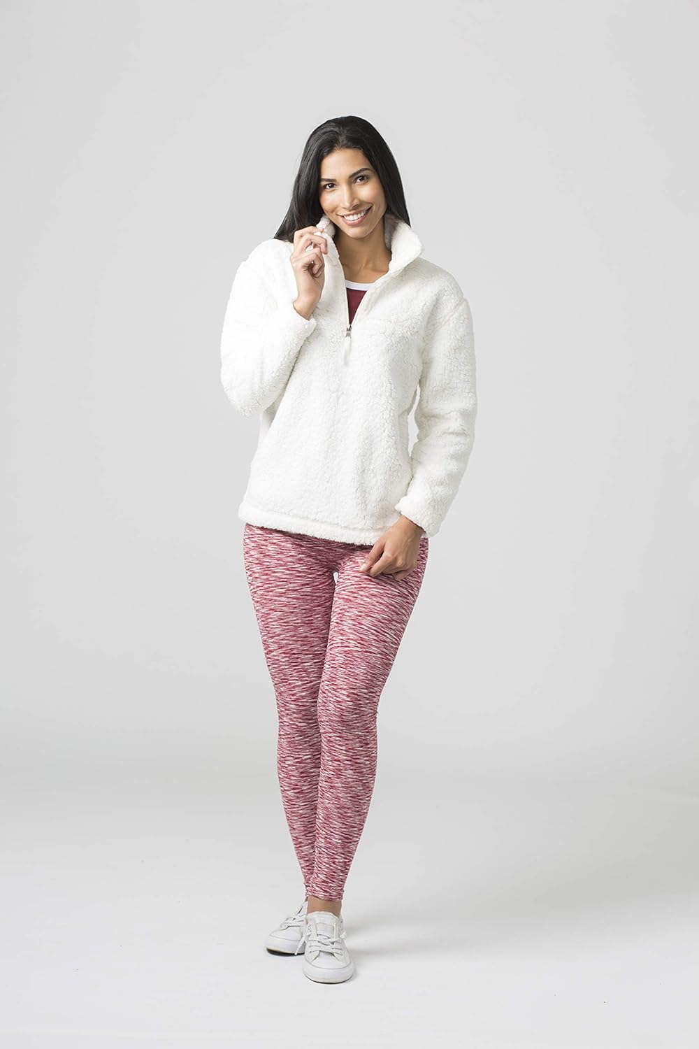 Women's Fuzzy Fleece Pullover - Image 6