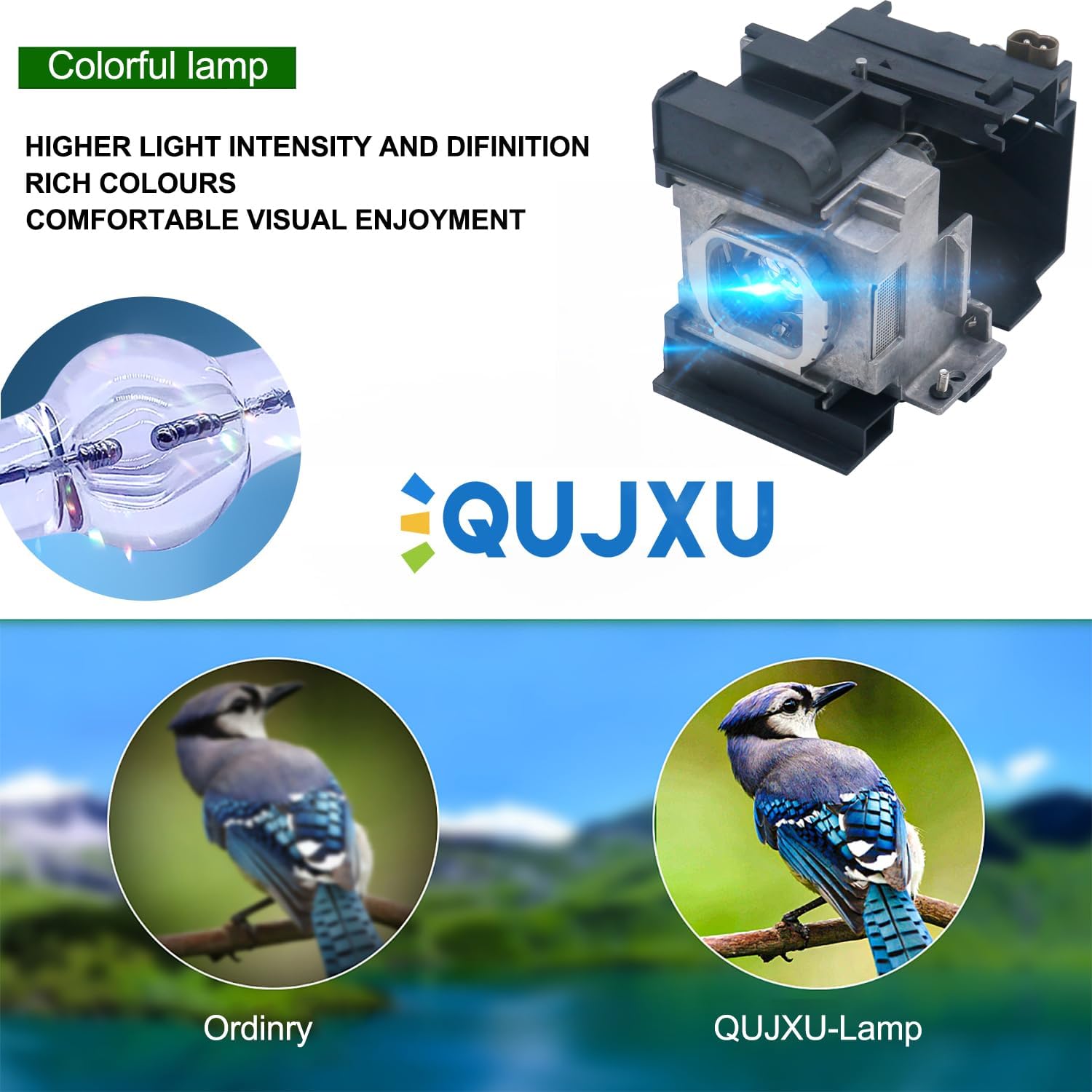 ET-LAA410 Professional Projector Lamp Bulb with Housing ET-LAA410 Compatible with PANASONIC PT-AE8000 PT-AE8000U PT-AT6000 PT-AT6000E