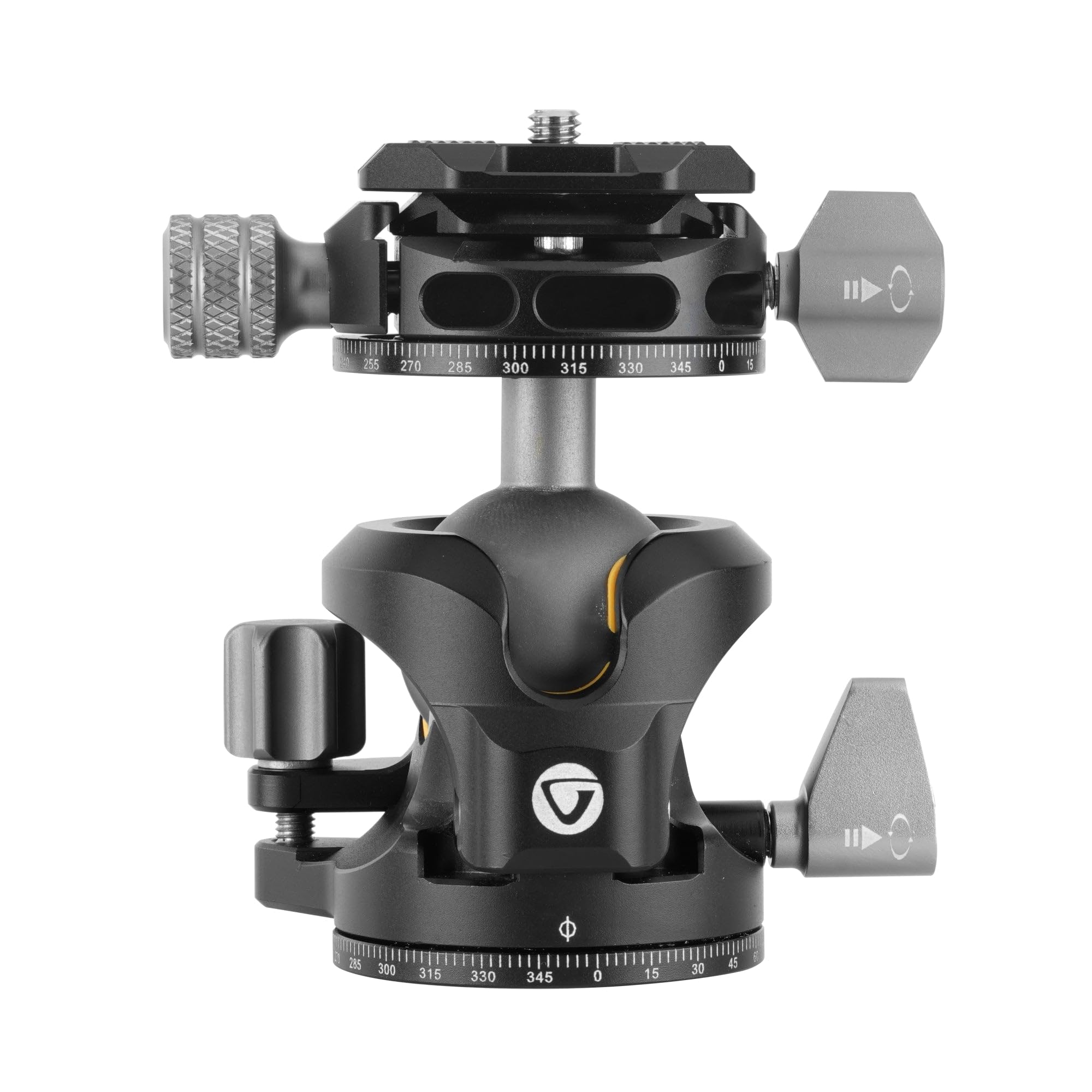 Rótula de bola Vanguard LBP-50S de perfil bajo para trípodes estables y precisos 8