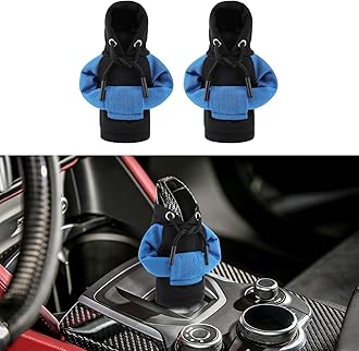 2PCS Universal Hoodie Car Gear Shift Cover, Funny Shifter Hoodie, Shifter Stick Protector Decoration for Most Car Gear Shift Levers