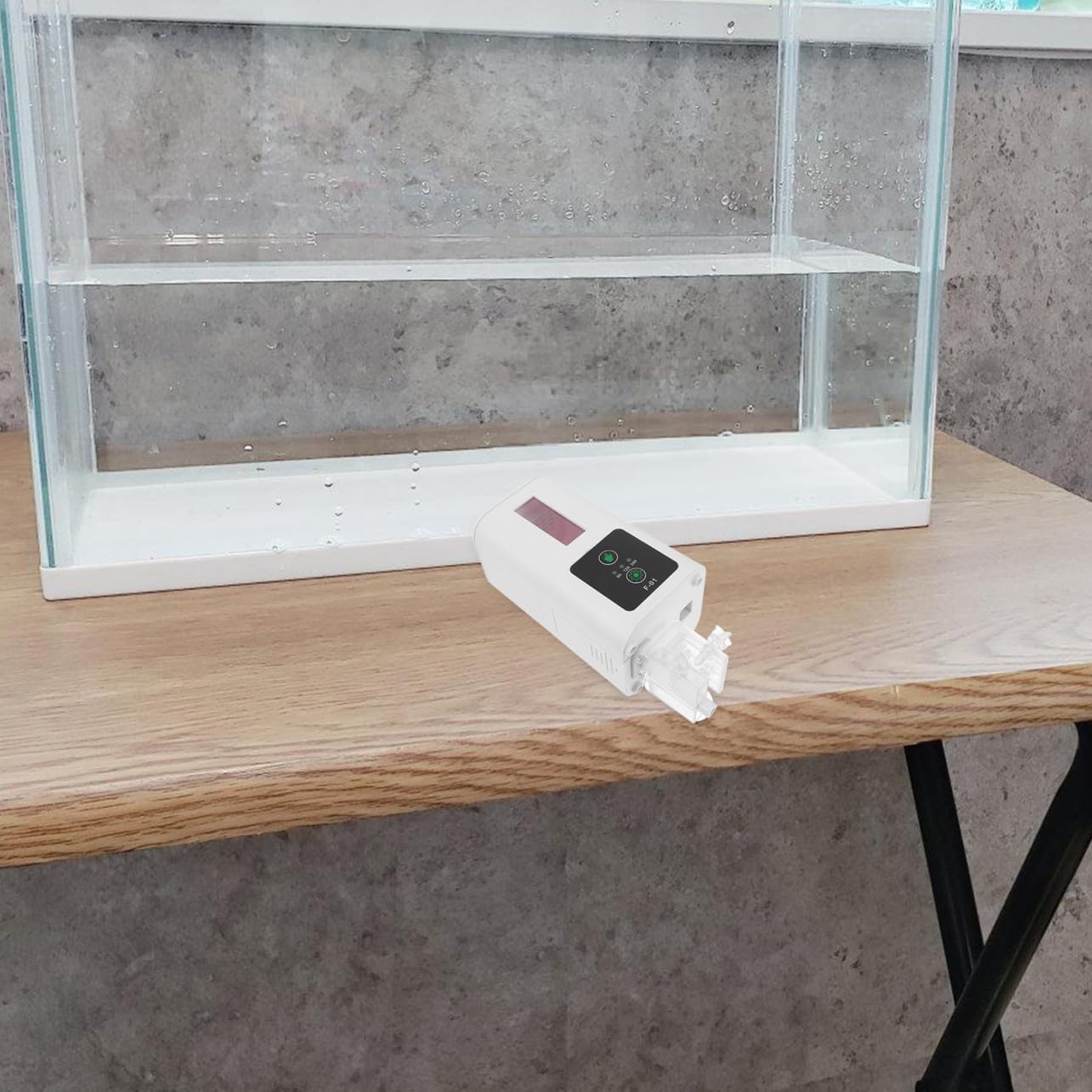 Automatic Fish Feeder for Aquarium and Turtle Tank, Electric Programmable Feeding Timer with Reusable Food Dispenser, Suitable for Flake and Pellet Fish Food, Aquarium Supplies