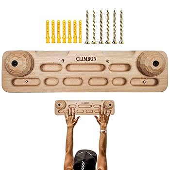 新品未使用 ☆ クライミング　フィンガー トレーニングボード Amazon | Whnbuij 木製 haang ボード - クライミングフィンガー