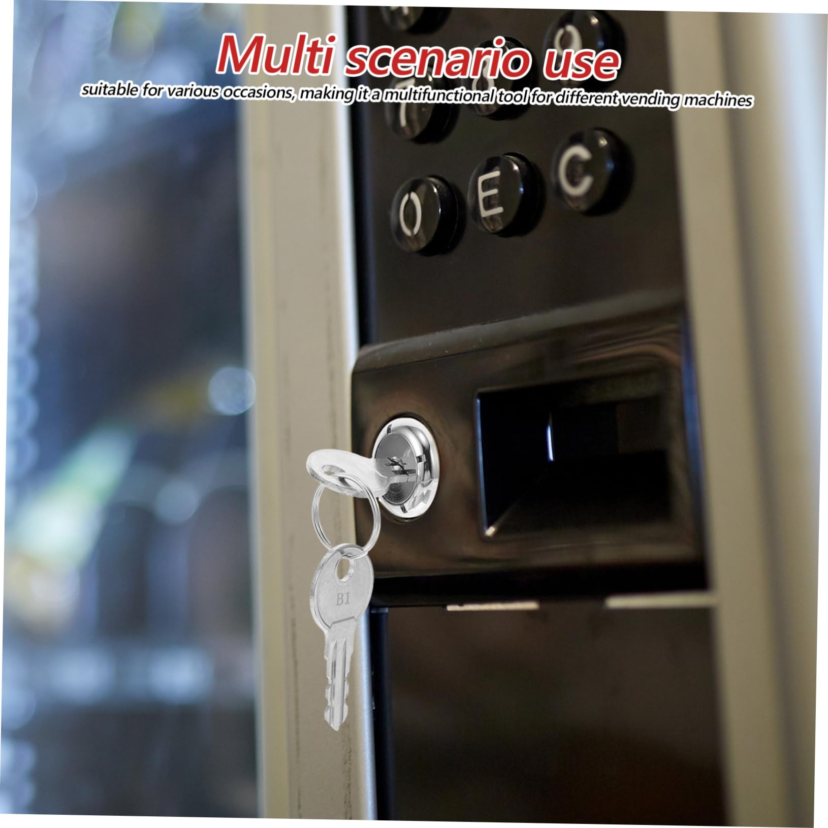 PRETYZOOM Serratura Per Distributore Automatico Di Serratura e Chiave Per Distributore Di Caramelle Ricambio Per Di Sicurezza Per Di Bevande