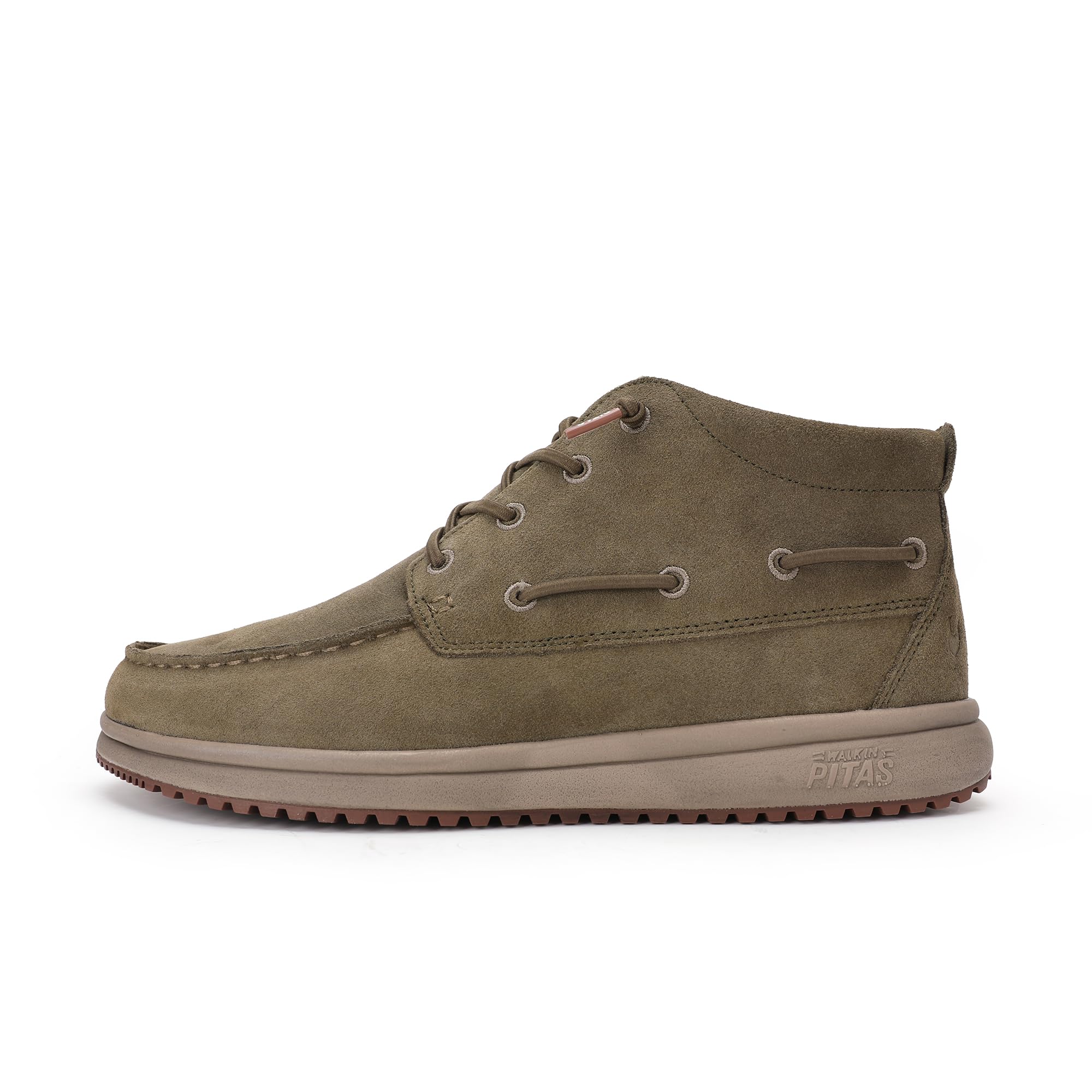 PITAS | TIMOR SUEDE | Botas Hombre Casual | Botín Serraje | Bota Urbana de Caña Baja | Mocasines | Náuticos de Invierno | Zapatillas Casual | Zapatos sin Cordones | Calzado Walkinpitas