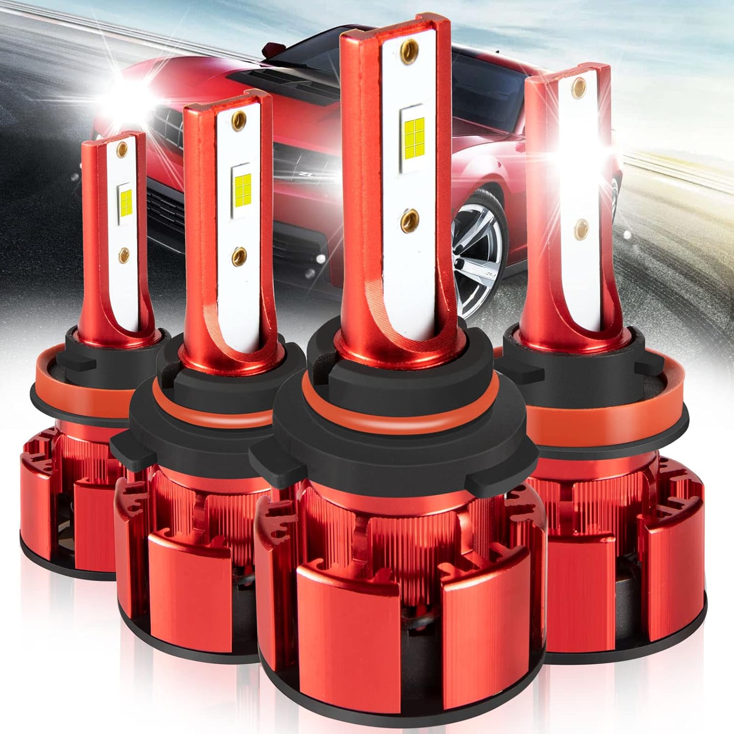 OBNDVU Fit for Peterbilt 388 389 367 567 579 587 Trucks LED Headlight