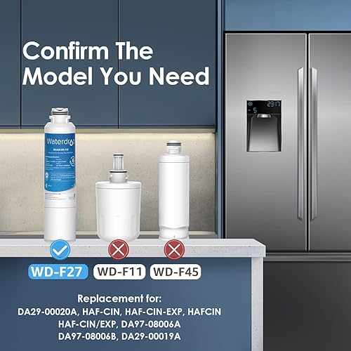Miniatura 2 de Waterdrop DA29-00020B Reemplazo para filtro de agua Samsung HAF-CINEXP, DA29-00020B, HAF-CIN, DA29-00020B-1, RF28HMEDBSR, RF263BEAESR, RS25J500DSR,