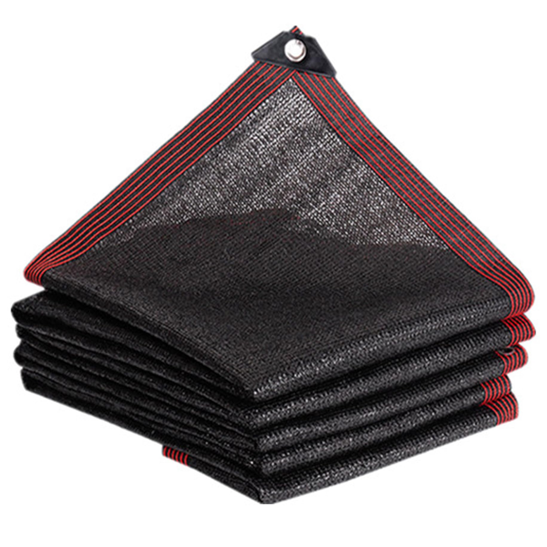 Toldo vela de sombra negro de 11x13 pies con tela densa y bordes reforzados para patio