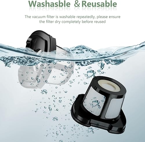 Miniatura 2 de Improvedhand Reemplazo del filtro de vacío 2390A 2284W para filtro de borrador de pelo de mascotas Bi-ssell 2390, 2389, 2284W Comparar con las