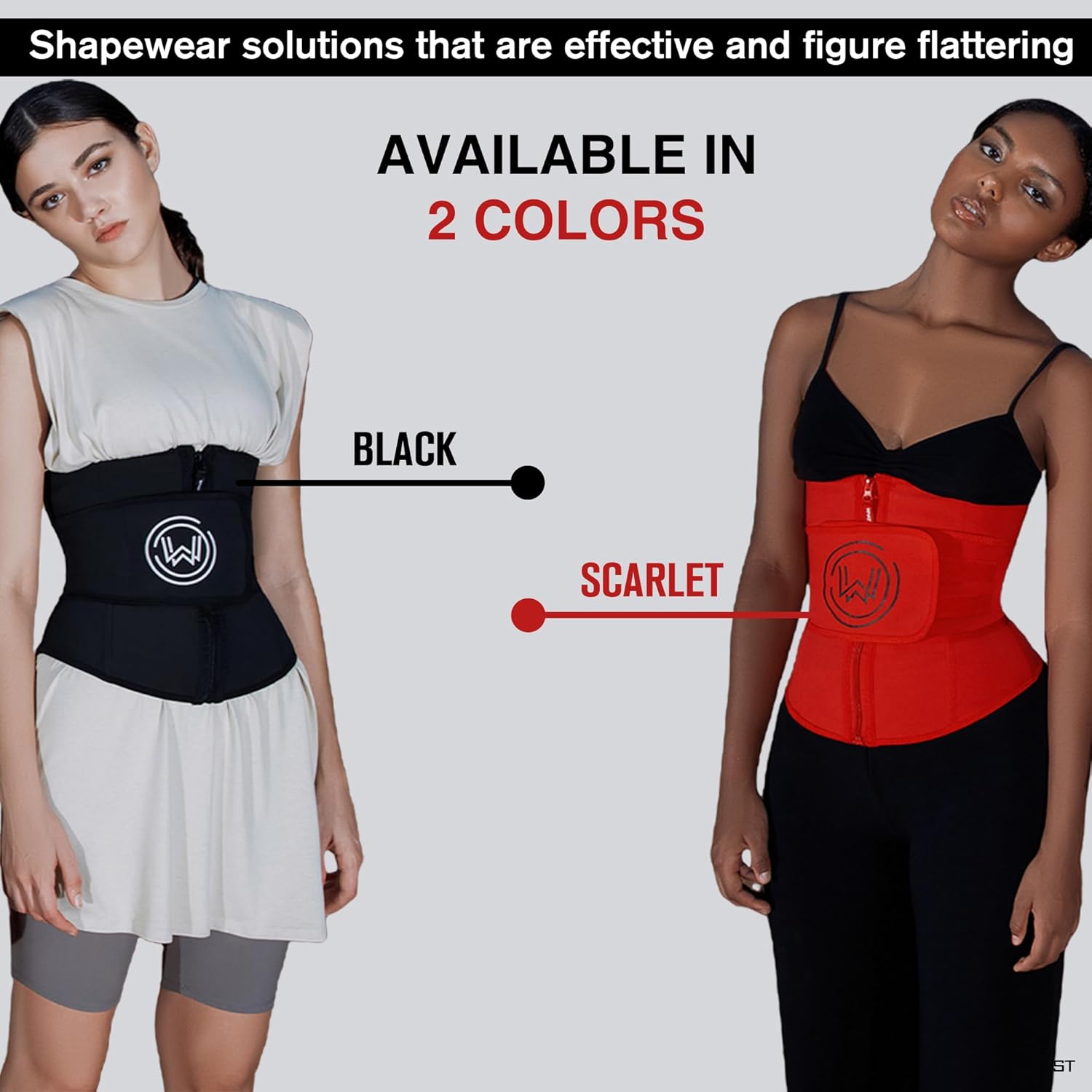 What Waist High Compression Waist Trainer for Women | Latex Workout Band for Posture Support, Walking & Exercise Black