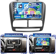 Hikity 2G + 64G Android 15 Car Radio for Fiat Doblo 2010-2015 / Opel Combo 2011-2018 with 9 Inch Touch Screen 2 Din Stereo with Wireless Carplay Android Car Radio FM/RDS BT GPS WiFi + CAM+ MIC