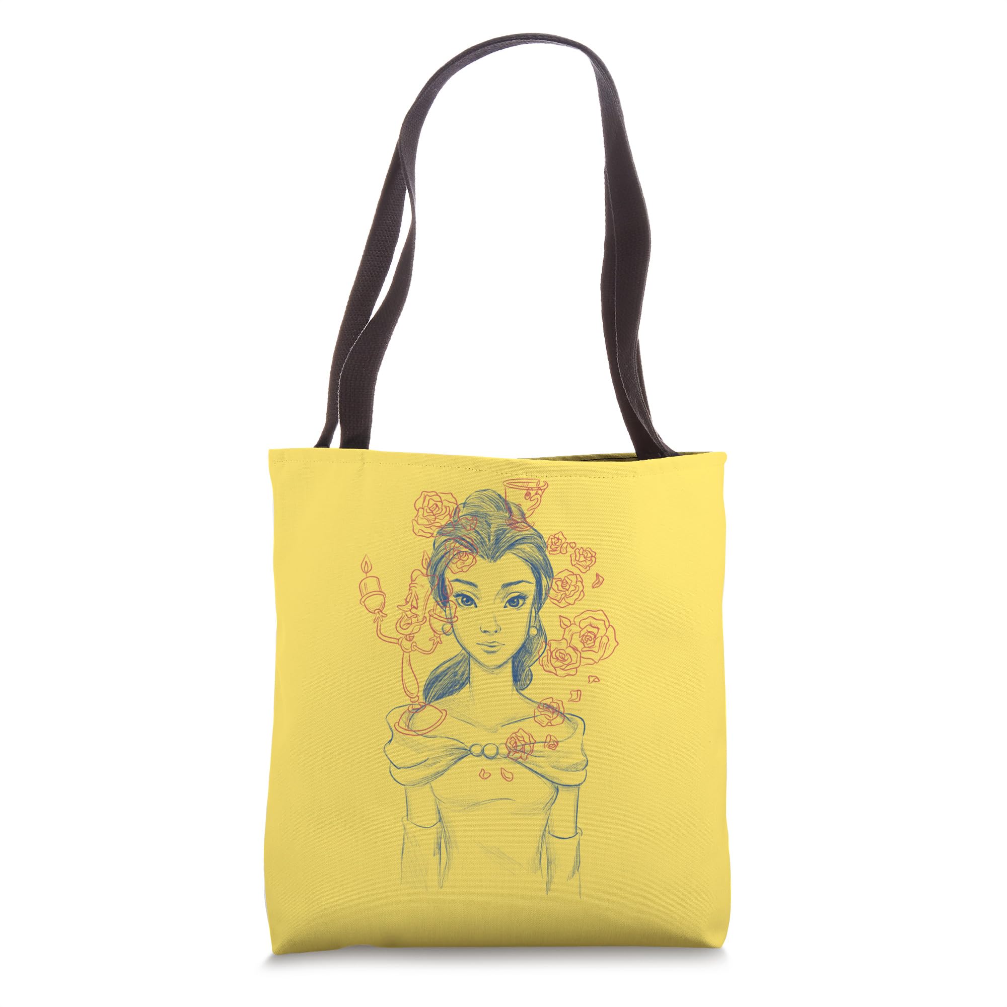 Disney Princess Belle Elevated Enchantment Yellow Tote Bag