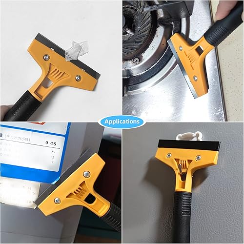 Miniatura 5 de NEWISHTOOL Herramientas de tintado de película de ventana de automóvil, kit de envoltura de vinilo, kit de herramientas de tinte de ventana