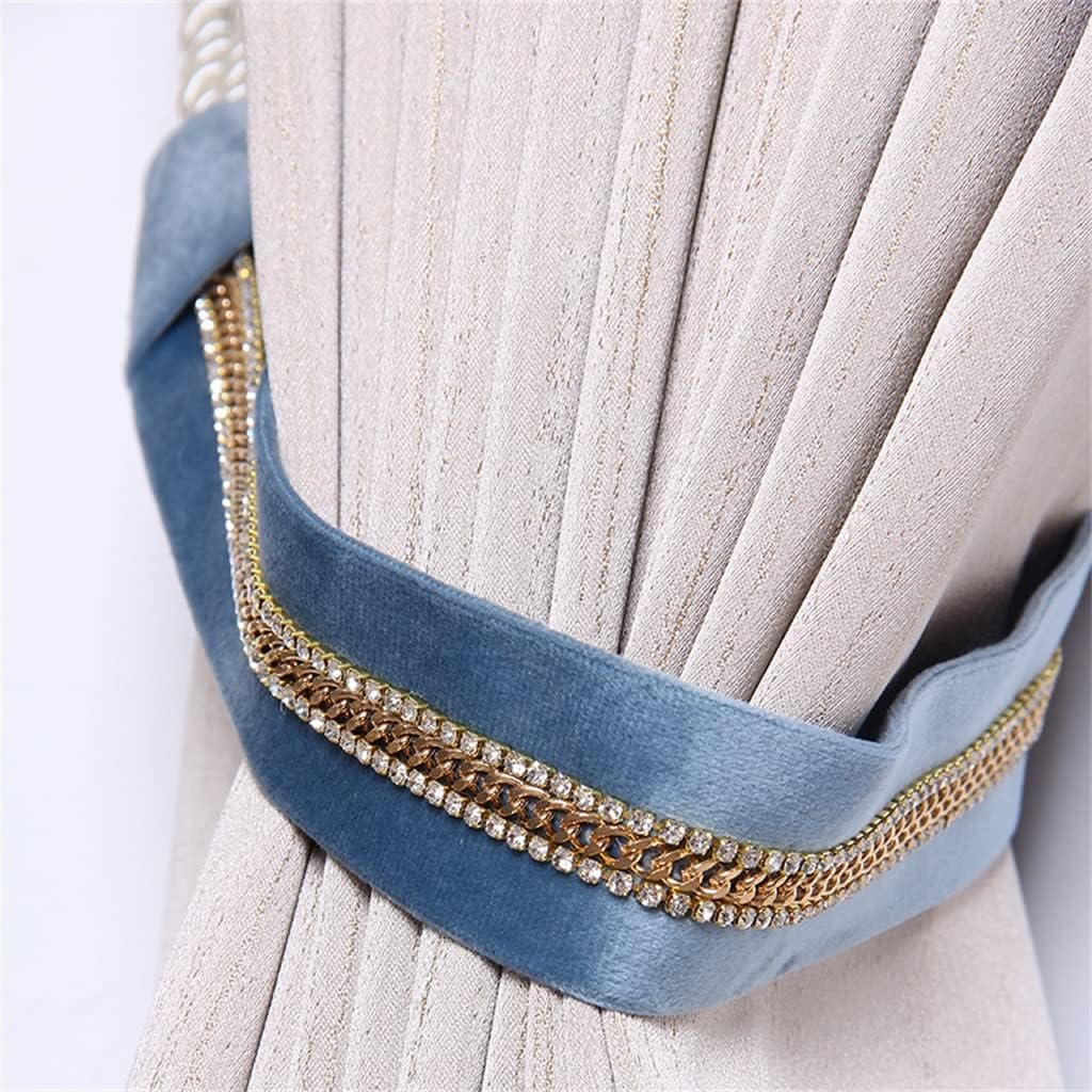 FMURY Lace Up Curtain Lace Window Decoration Accessories Decorative Tie Tie Pair Set Romantic French(E)