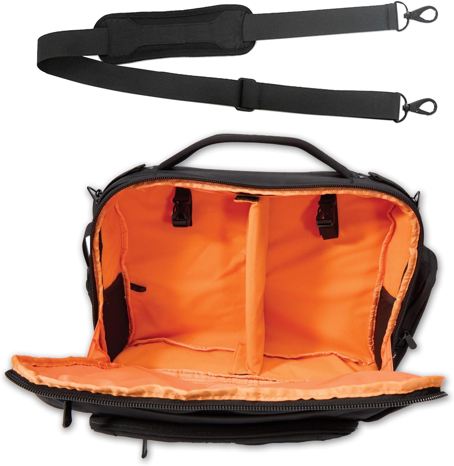 Flight Outfitters Flight Deck Pro Flight Bag - Professional Carry-On Travel Pilot Bag w/ 30 Pockets - Aviation Gear Organizer