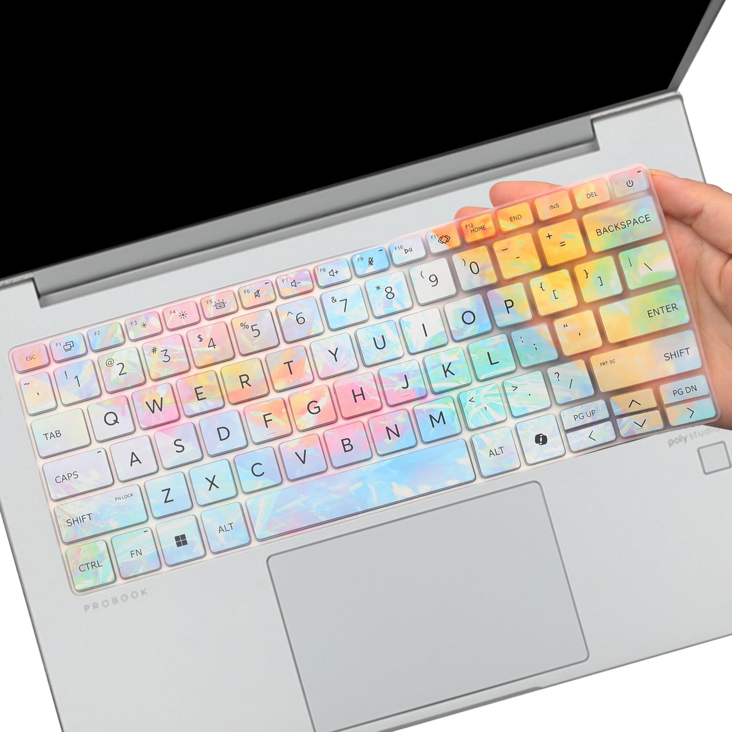 Keyboard Cover for 2025 2024 HP EliteBook 640 645 G11 14" & HP EliteBook 1040 G11 14" Laptop Accessories Protective Skin, US Layout(Not fit EliteBook 640 645 1040 G8/G9/G10 or Older)-image-47