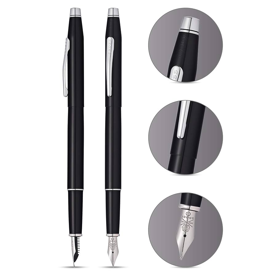 レア品　旧型　CROSS classic century 万年筆　ブラック Century II Classic Black Rollerball Pen | Cross – A.T. Cross