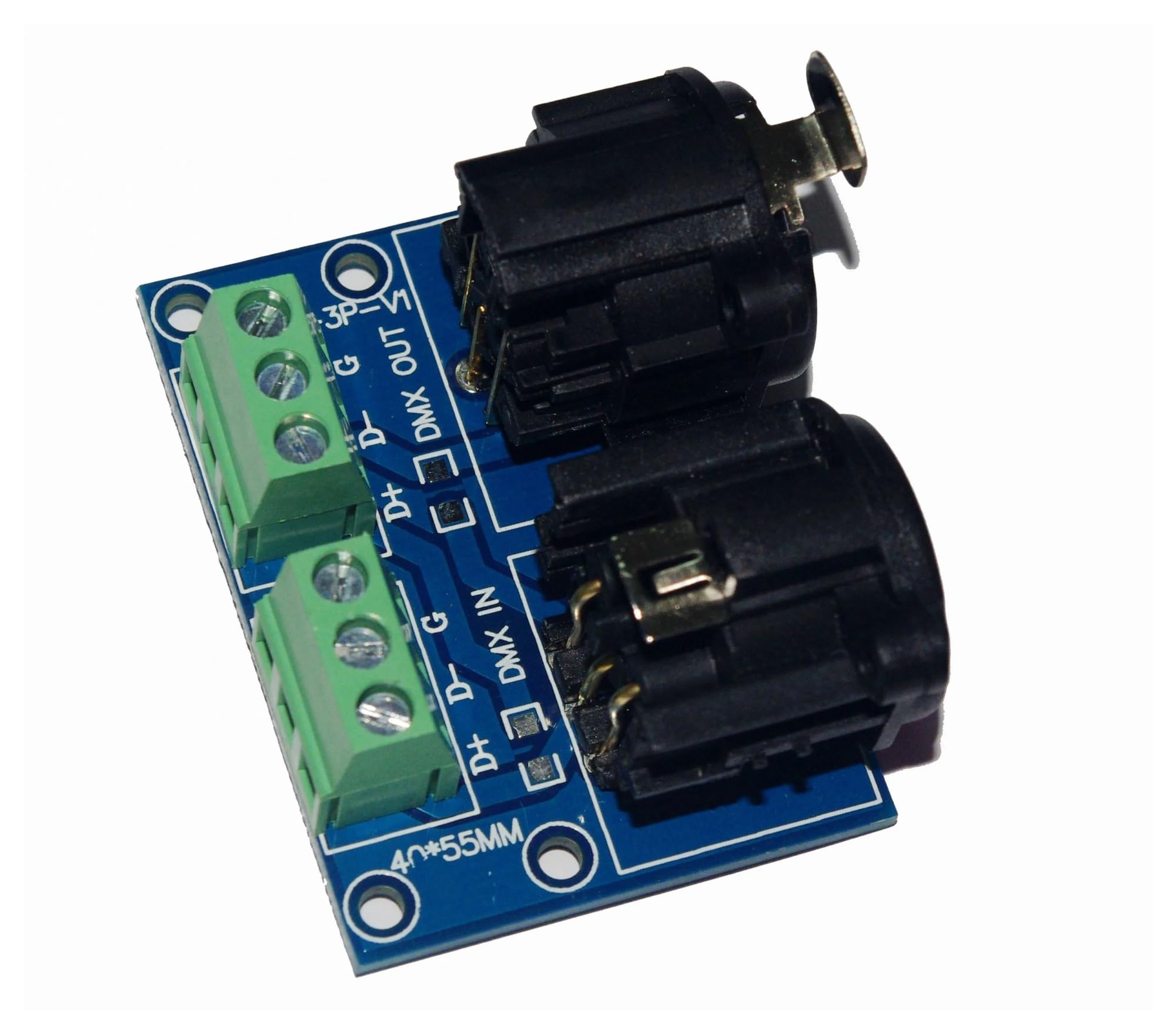 Connecteur de Relais DMX512 XLR3-3P pour intégration de contrôleur LED