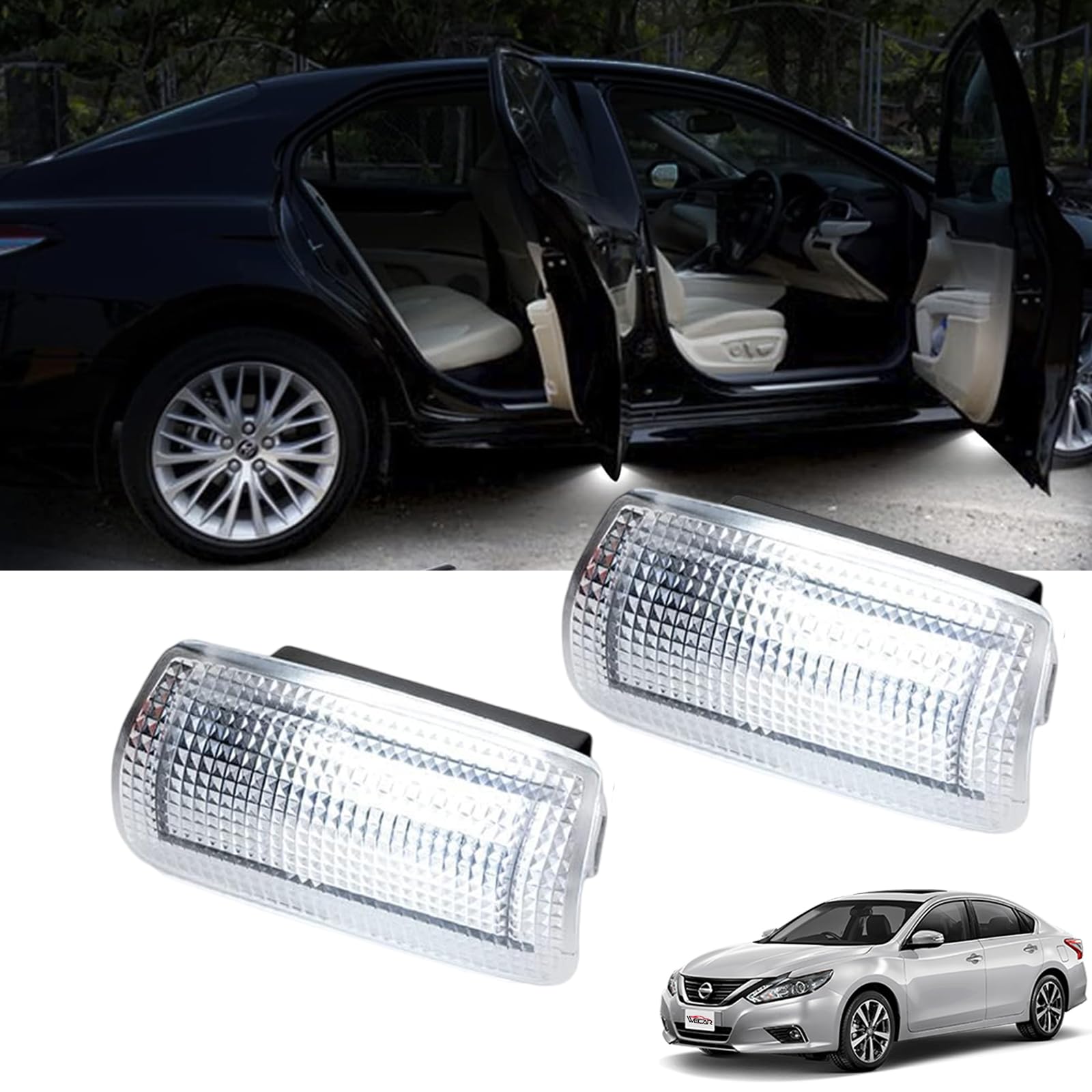 Amazon.co.jp: 日産 ティアナ J32 LED カーテシランプ 純正交換 専用 