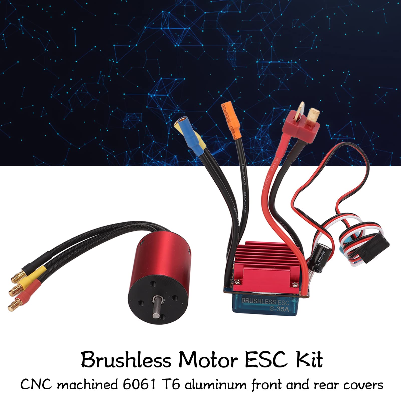 Kit Moteur Brushless 3650 3600KV Avec ESC 120A Pour Voiture RC