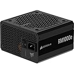 Corsair RM1000e ATX 3.1 PCIe 5.1 Ready Fully Modular 1000W Power Supply - 12V-2x6 Cable Included, Cybenetics Gold Efficiency, 105^0C-Rated Capacitors, Modern Standby Mode - Black