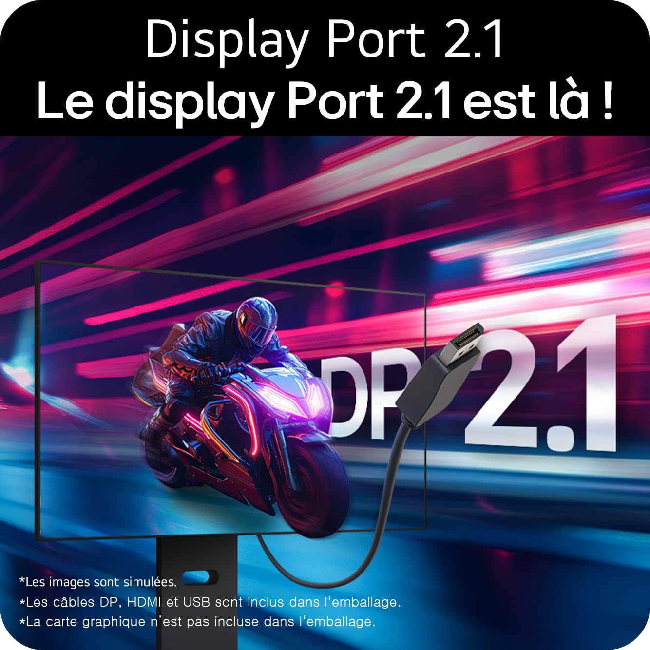 LG Ultragear™ 32GX870A-B.AEU Ecran PC Gaming 32" - Dalle OLED résolution 4K UHD (3840 x 2160), 0,03ms 240Hz, DisplayHDR™400 True Black, DCI-P3 98.5% (CIE1976), FreeSync Premium Pro, G-Sync Compatible