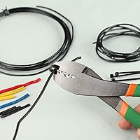 Vista 4 de SPEEDWOX Herramienta de prensado de corte de alambre Alicates eléctricos Alicates Crimper Cutter Alicates de crimpado de terminales eléctricos