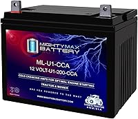 Vista 1 de ML-U1-CCA - Batería SLA AGM recargable de 12 voltios, 200 CCA, terminal de tuerca y perno (NB)