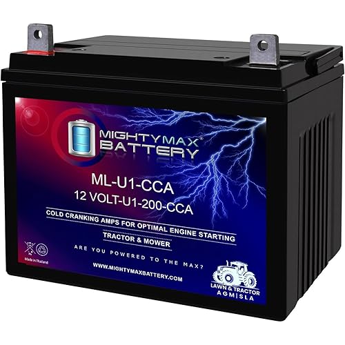 Mighty Max Battery ML-U1 200CCA Battery for Snapper Power Equip. YZ15334BUE Riding Mower
