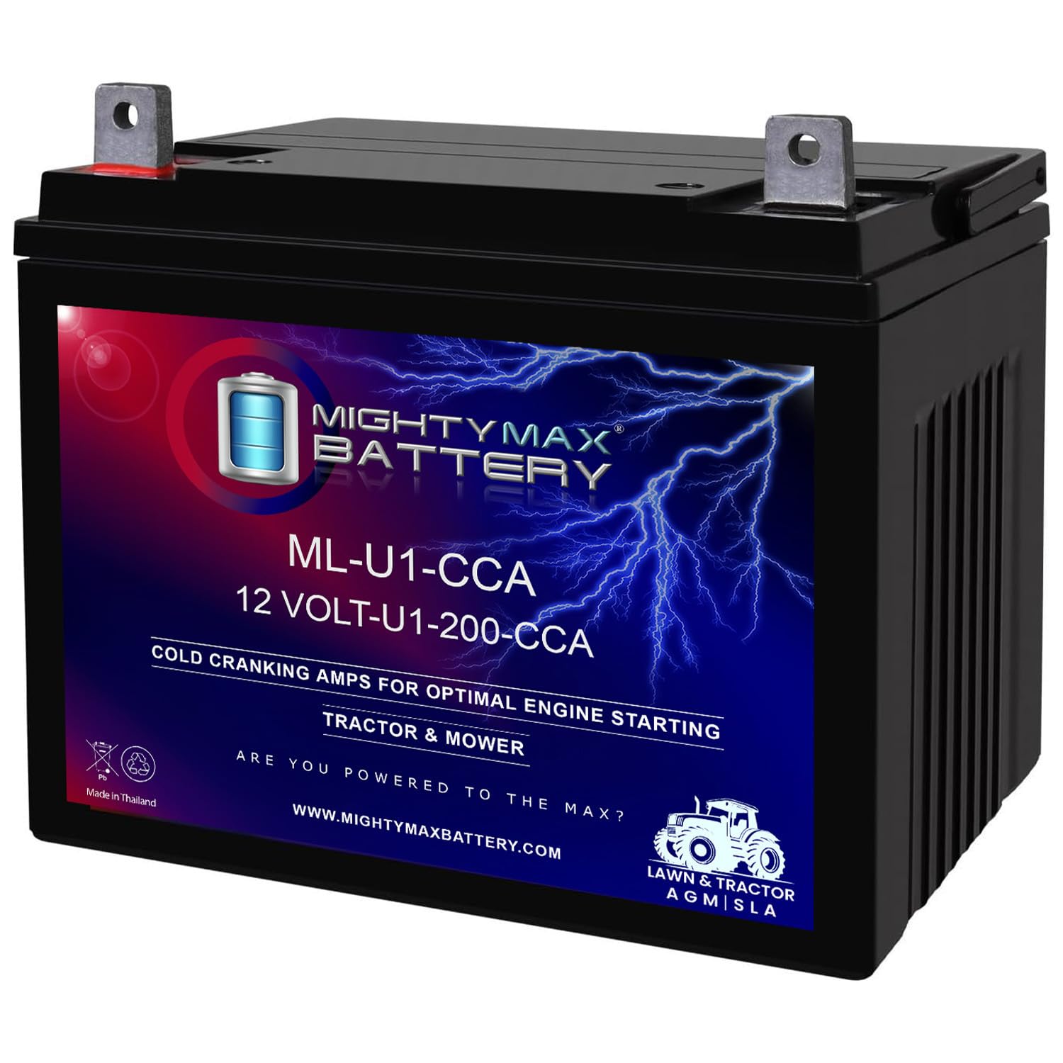 Mighty Max Battery ML-U1 12V 200CCA Battery for Craftsman 25780 Lawn Tractor and Mower