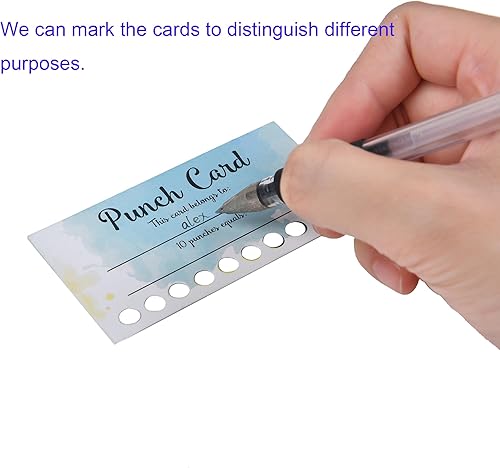 Miniatura 5 de Jsehchya 120 tarjetas perforadoras de recompensa de comportamiento para niños, ideales para lealtad de premios de estudiante en el aula, recompensan