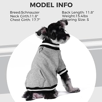 BINGPET Small Dog Sweater Pullover Fleece Vest with Leash Hole & D-Ring,Cotton Dog Hoodie for Small Medium Large Dogs Puppy Boys Girls,Thick Soft Fleece Winter Dog Clothes Cold Weather Sweatshirt Coat