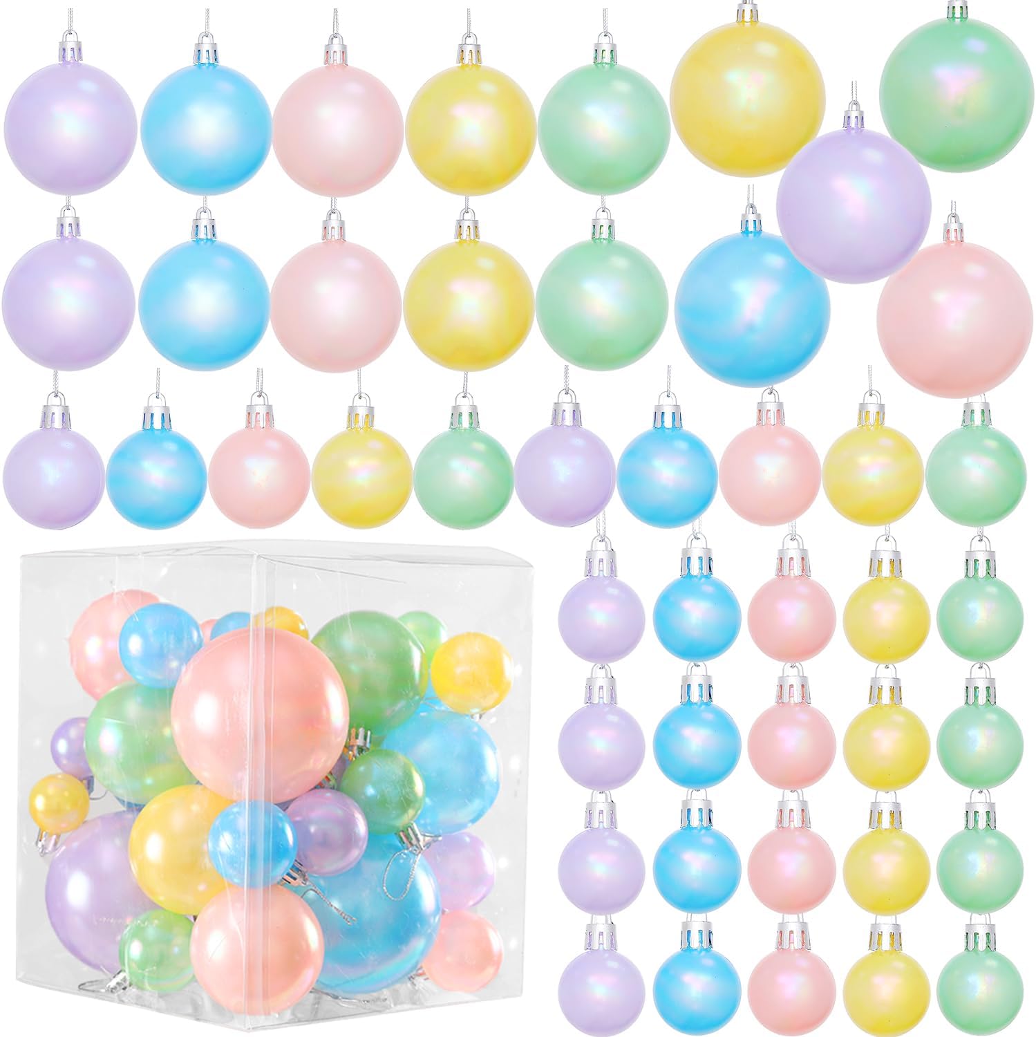 5pcs Set Macaron Color Christmas Decorations Picks, Pastel Woolen Candy Cane Christmas Tree Curly Picks, Christmas Tree Topper Decorations Home Vase Holiday Party Ornaments