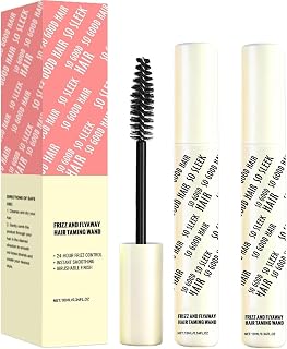 Frizz And Flyaway Hair Taming Wand, Styling Taming Wand for Hair, Non Greasy Hair Gel Stick, for Bangs, Hairline, Frizz And New Growth, Comb-Back Hair Products, Anti-Frizz (2PCS)