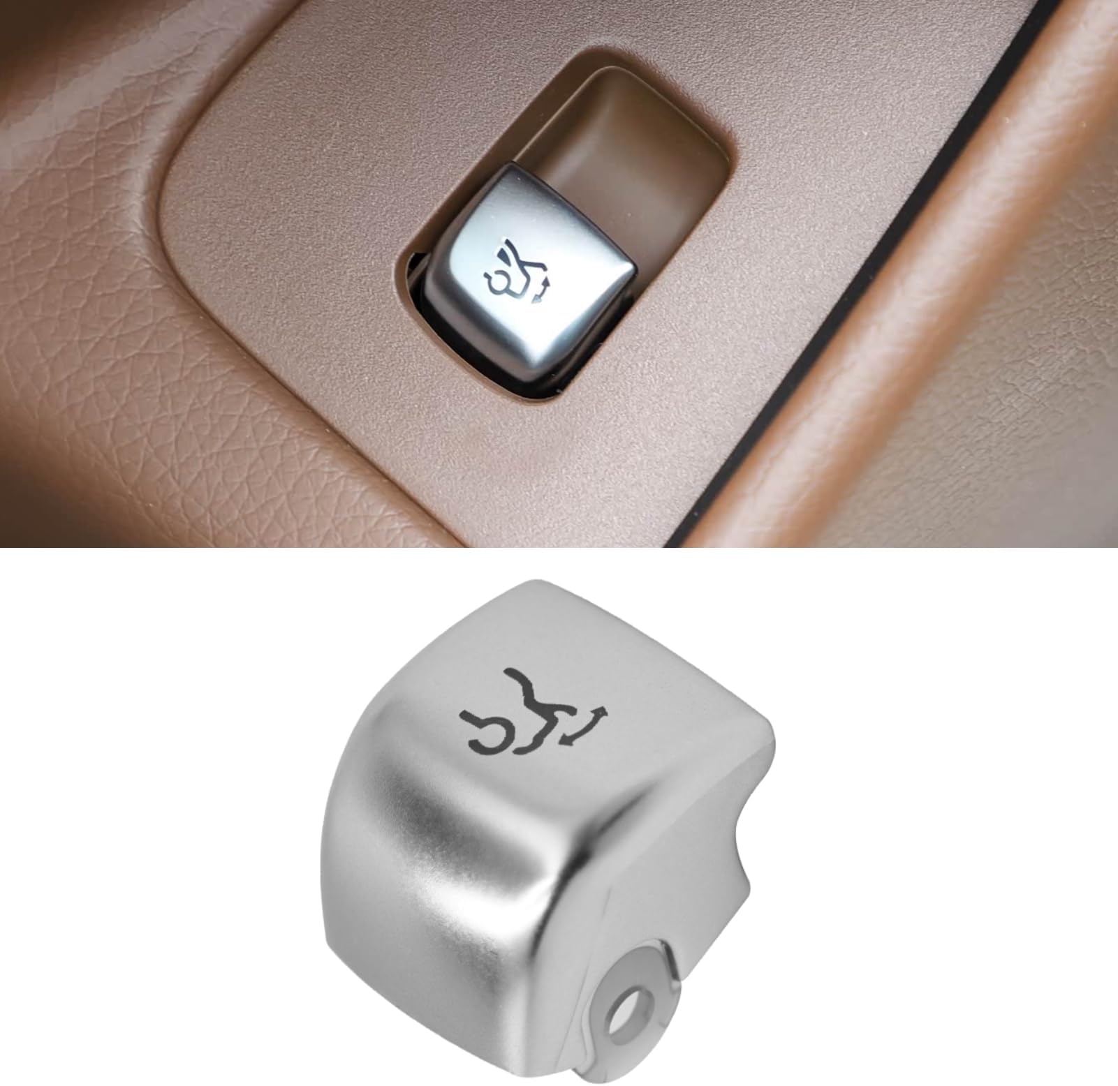 TTCR-II Tailgate Release Switch Button for Mercedes C Class W205 2015-2021 and GLC Class 2016-2022, 1 PC Rear Trunk Lid Control Button for Mercedes E Class 2017-2023/S Class 2014-2020/CLS 2019-2023