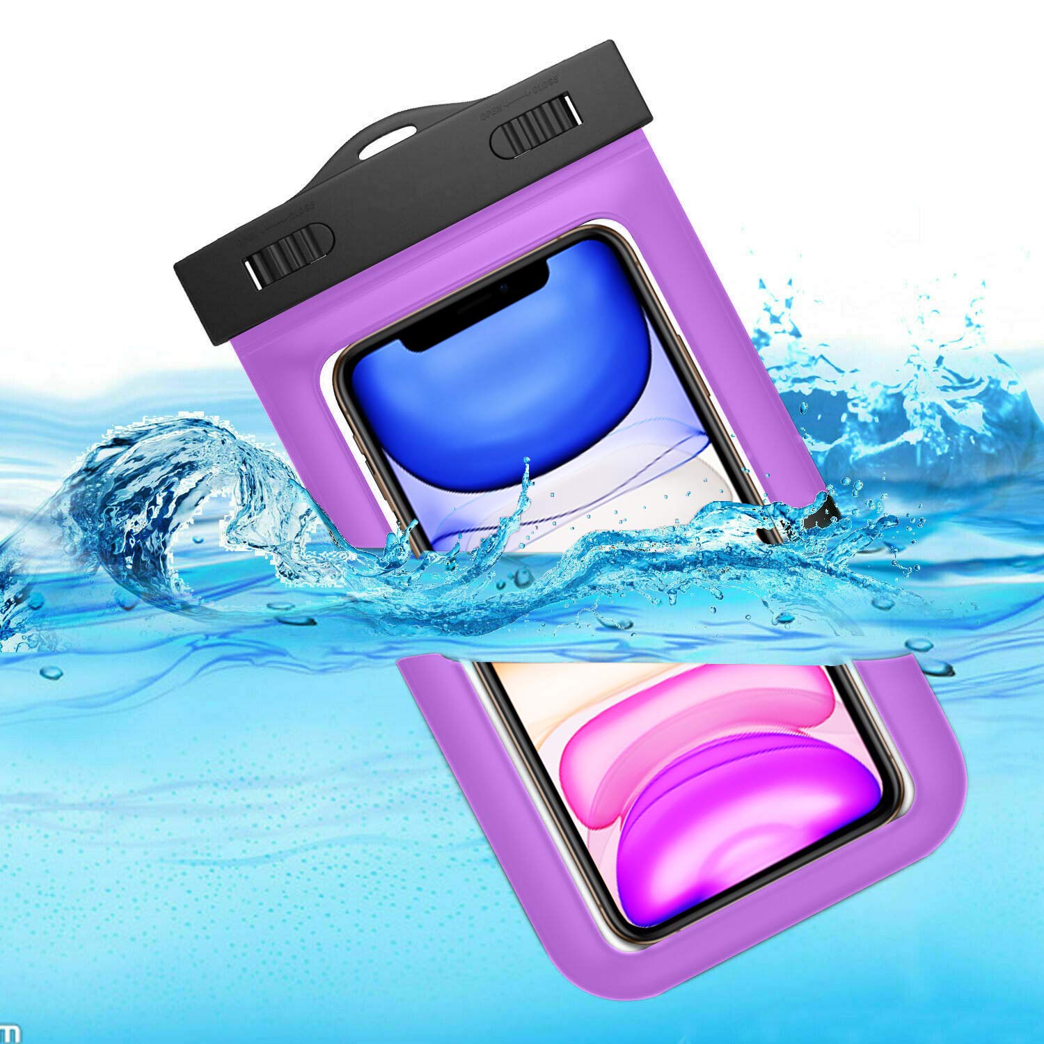 Sovica Pochette Etanche Compatible avec Honor 10 Certificat IPX8 Coque Housse Etui Etanche Waterproof Case (Violette)