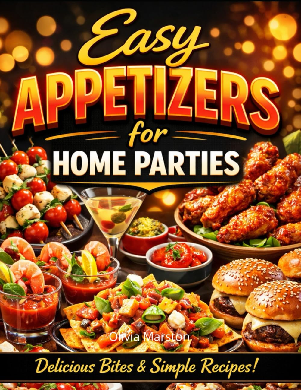 Easy Appetizers for Home Parties: Dips, Spreads, Finger Foods & Make-Ahead Snacks for Effortless Entertaining