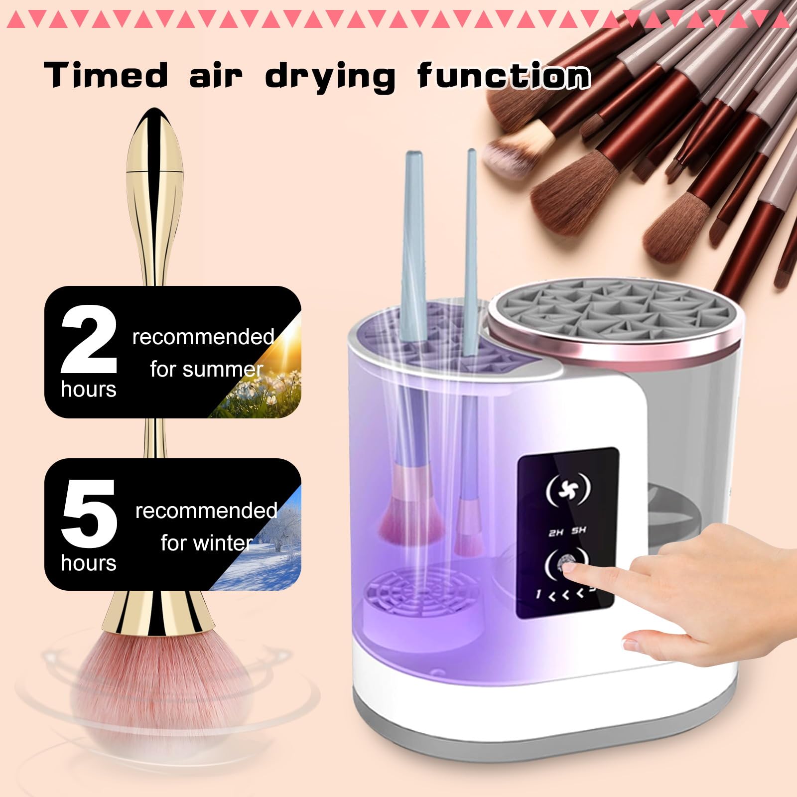 Nettoyeur électrique Pour Pinceaux De Maquillage - Machine à Laver Les Accessoires De Beauté, Neuf
