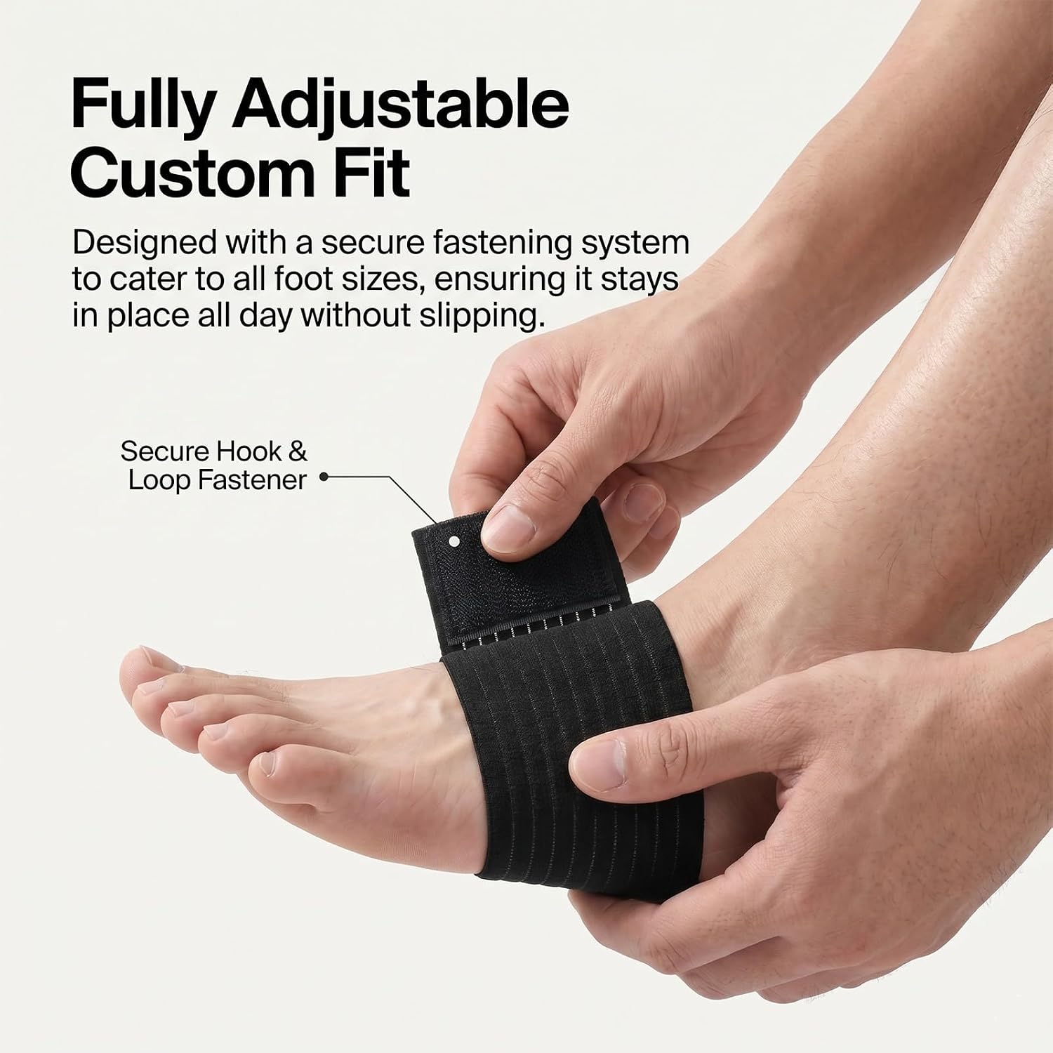 Arch Compression Bandage Elastic Breathable Wrap Ankle Support Brace Arch Support Sleeve Bands Adjustable Wrap for Women Men Sports Strap Stabilising Running Gym Arche Flat Feet High