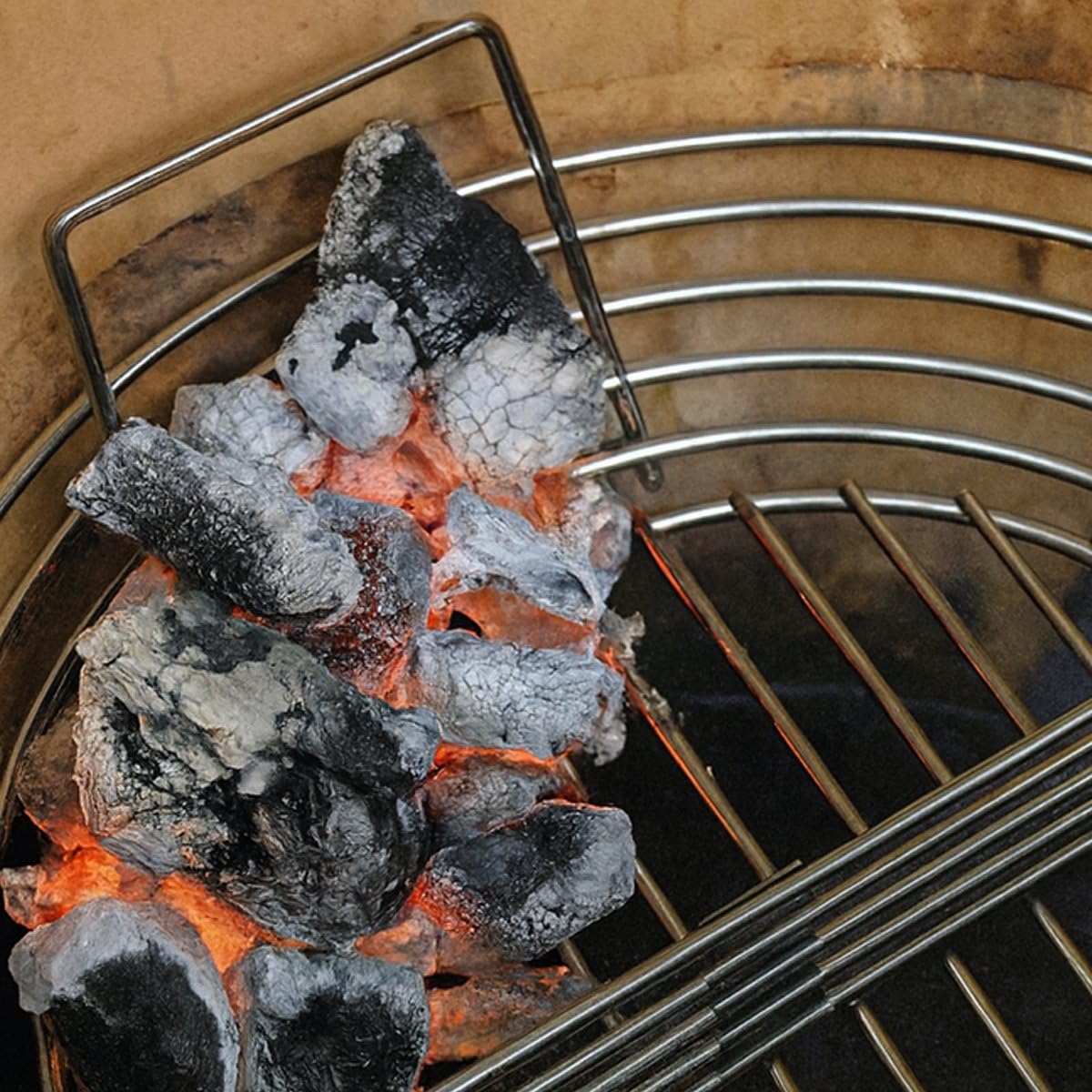 Panier à charbon pour Kamado 21-24 pouces Porte-briquettes BBQ
