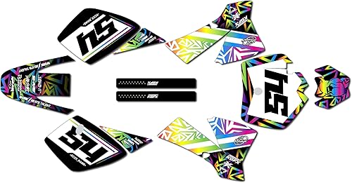 Miniatura 6 de Kit de gráficos para KTM 50SX MINI SX50 (2002-2008) Serie Cyrus Naranja 21 Mil - Adhesivos para bicicleta de motocross, calcomanías para bicicleta