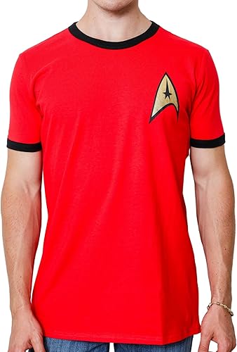 Star Trek The Original Series - Camiseta de uniforme para hombre y adulto