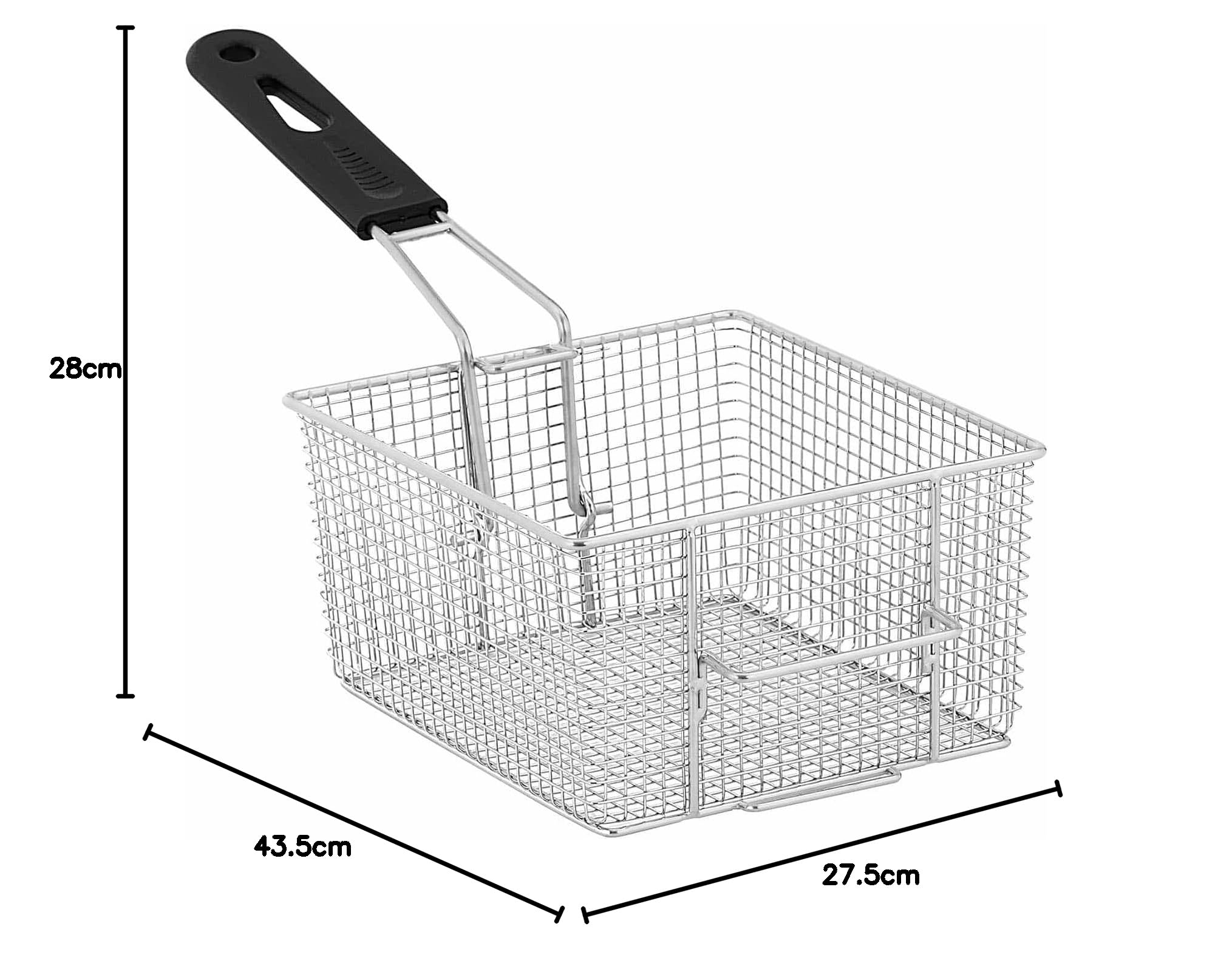 Royal Catering Friggitrice Professionale Friggitrice Elettrica RCEF-10EY-ECO (10 L, 3.200 Watt, 230 V, Acciaio inox)